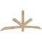 Ekena Millwork Alberta Rough Sawn Timber Gable Bracket, Douglas Fir, 96"W x 32"H x 2"D x 4"F, 8/12 Pitch GBW096X32X0204ALB00RDF - alternate 4